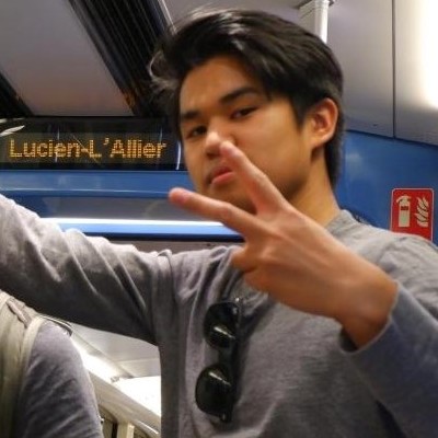 Me with a peace sign